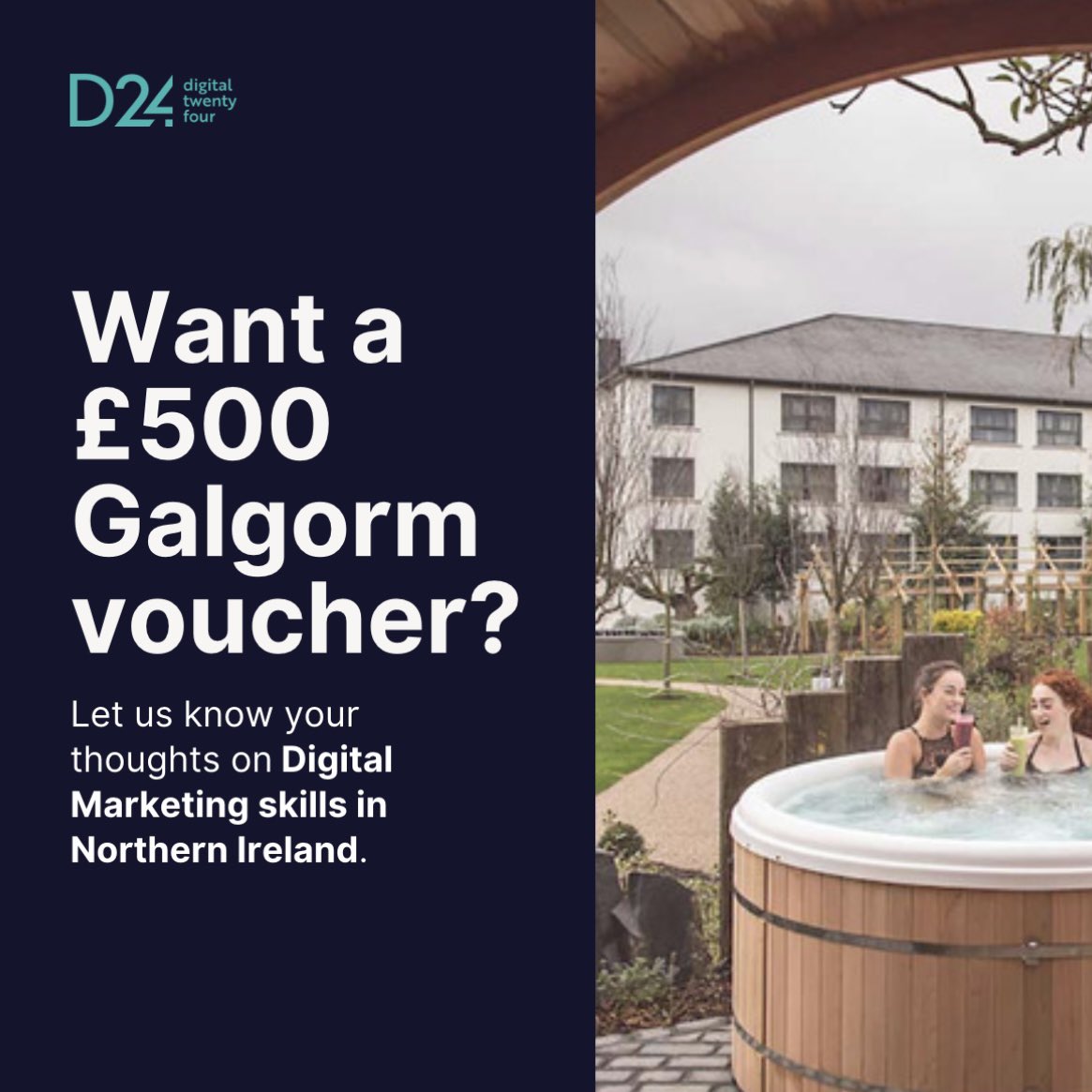 wearedigital24's tweet photo. We’re launching something exciting. But before we do, we want to hear your thoughts!🙌

Whether you’re a business owner, student or full-time marketer, we want to hear your thoughts on digital marketing skills &amp; training in Northern Ireland👇

https://t.co/Jc2aZiXryt https://t.co/Y6v26aQf7a