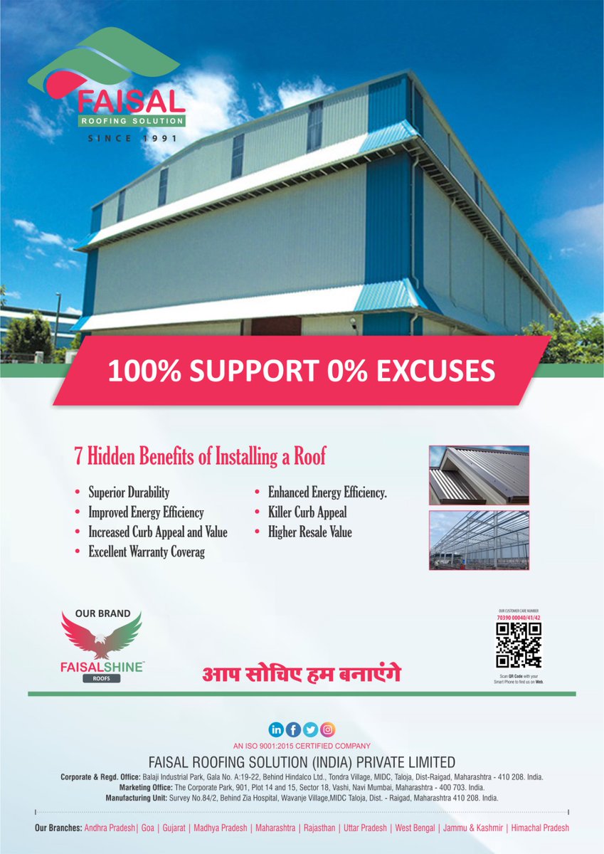 RoofingFaisal's tweet photo. 100% Support 0% Excuses

For more details visit our
Website: https://t.co/wk3db3Z85b
OR Contact
Customer Care
7039000040/41/42

#faisal #faisalshine #faisallite #faisalroofing #faisalfactory #flooringsheet
#navimumbai #vashi #roofingsolutions #roofingaccessories #pebinstallation https://t.co/pYfhHiVxXb