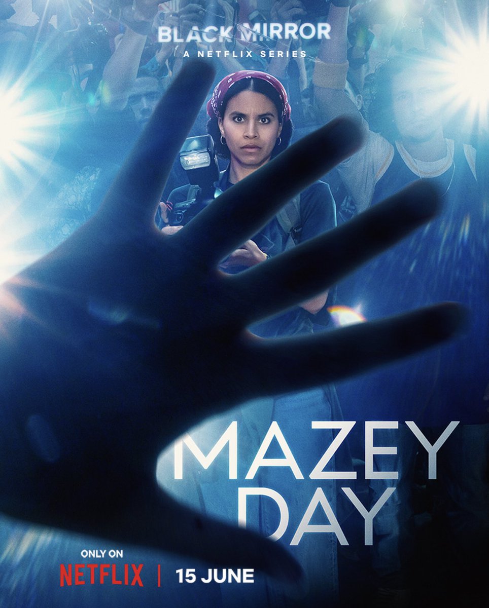 #NowWatching📺 
#CurrentlyWatching🎥 

#BlackMirror #BlackMirrorS6 

Up Next: 
#MazeyDay (this has super low rating on IMDB, already… let’s see why?)