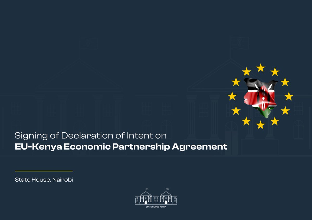 EU-Kenya Economic Partnership Agreement briefing, State House, Nairobi.

#KenyaEUTradeTies