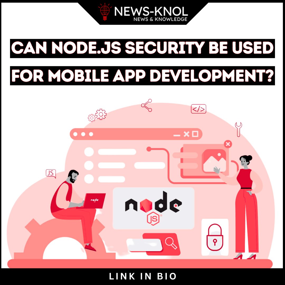 newsknol_'s tweet image. Companies based in a variety of countries across the globe are now relying on the best node.js development services in recent years.
Have a look: newsknol.com/technology/nod…
#newsknol #nodejs #nodejssecurity #mobileappdevelopment #appdeveloper #technology