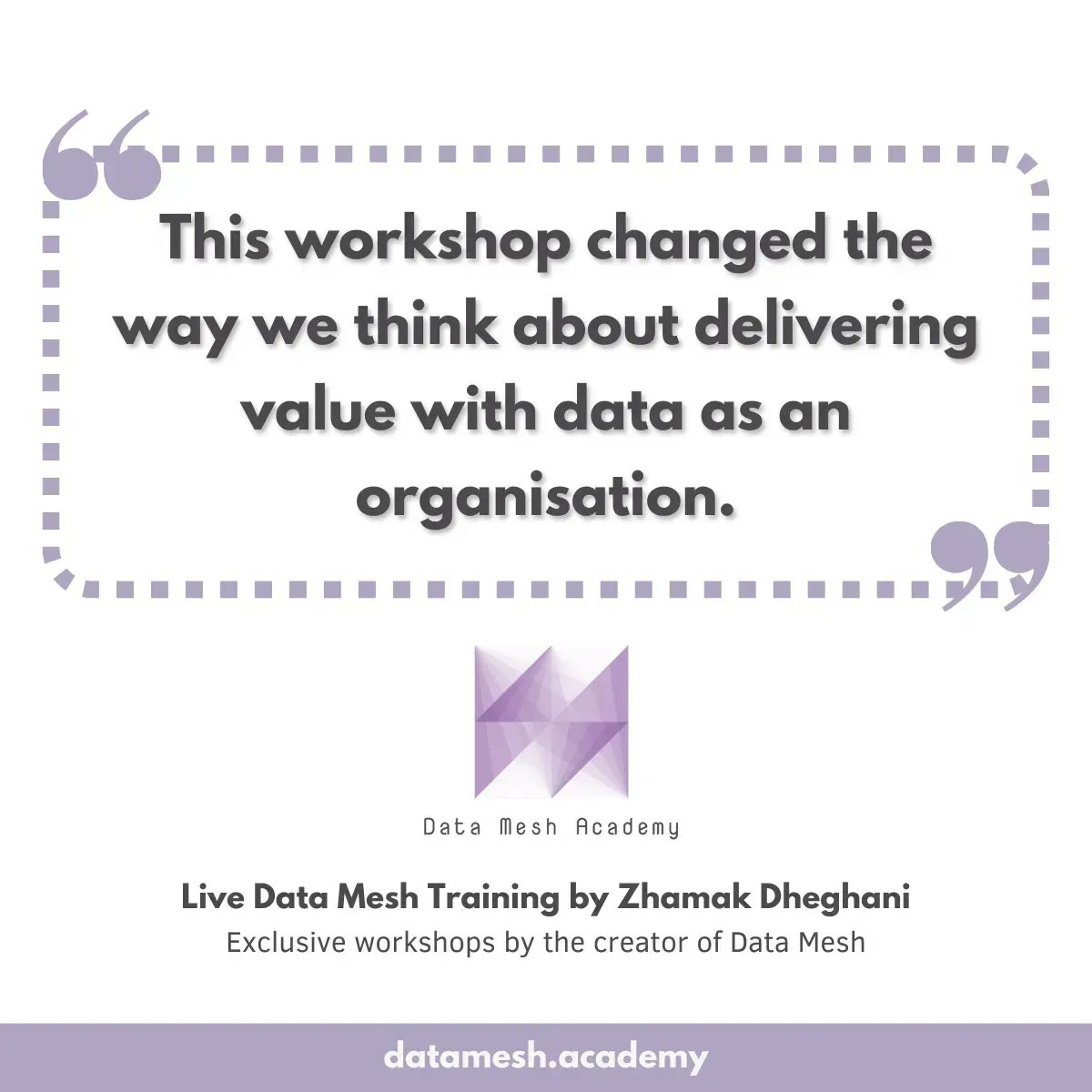 Join us on Sept 19 to keep learning about #DataMesh

🎟️ Register now:  buff.ly/3Lh4wHh