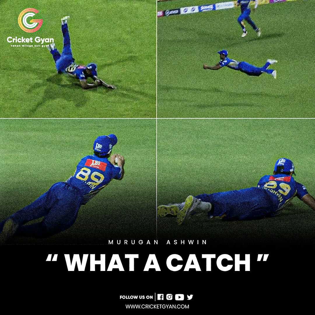 cricketgyann's tweet photo. Murugan Ashwin, you beauty!
.
.
.
.#ashwin #catch #tnpl #t20 #bestcatch #bestcatchever #ipl #cricket #match #cricketgyan https://t.co/LzmnkH0o8Q