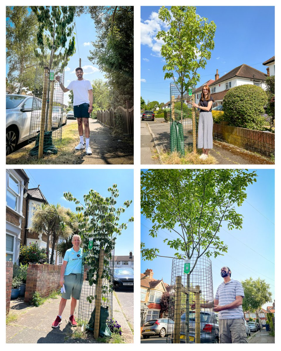 TreesforStreets's tweet photo. Local residents planting shade🌳🌳

The #Harrow community has joined forces with @treesforstreets, @harrow_council &amp; @MayorofLondon to help sponsor an extra 179 street trees this year.  

Let's fill all our streets with trees🌳🌳
https://t.co/X2ghZng3ma https://t.co/owx1aVTlRR