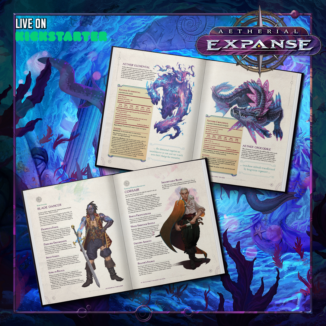 Ghostfire Gaming on Twitter "What's inside the Aetherial Expanse Setting Guide🌌 🗺️Expansive