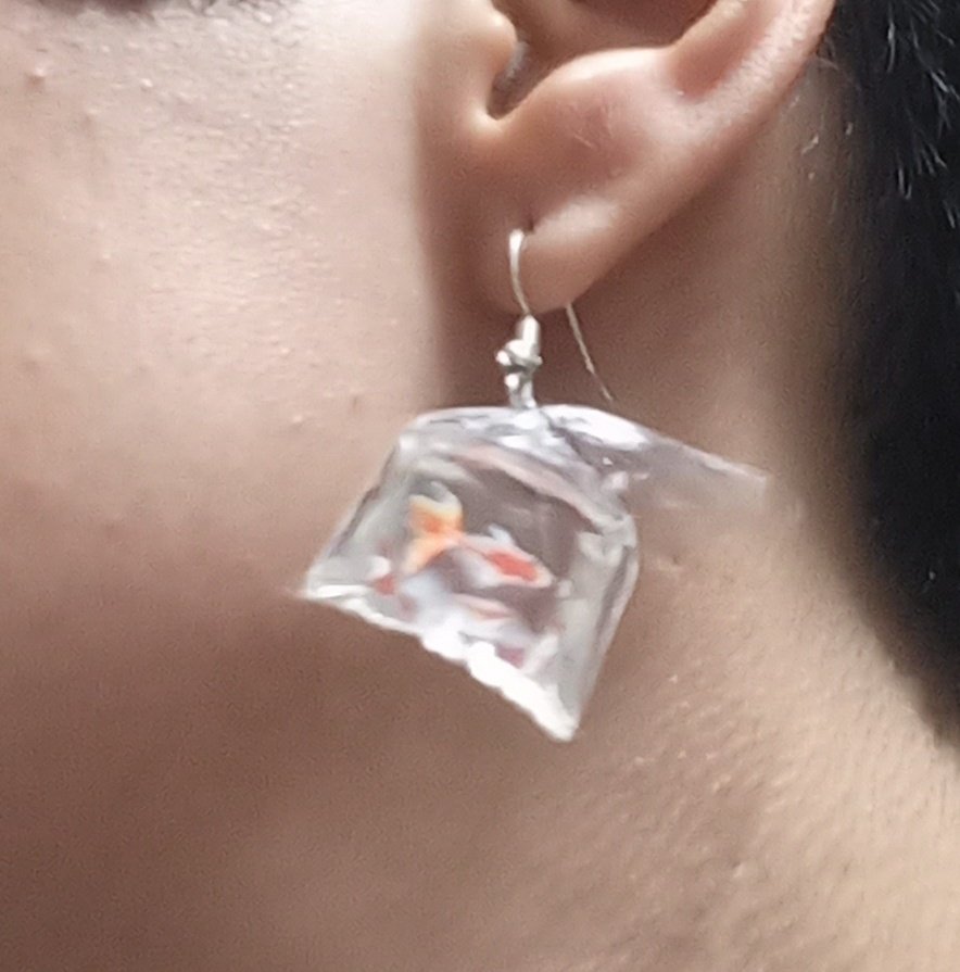 Got silly earrings hehe