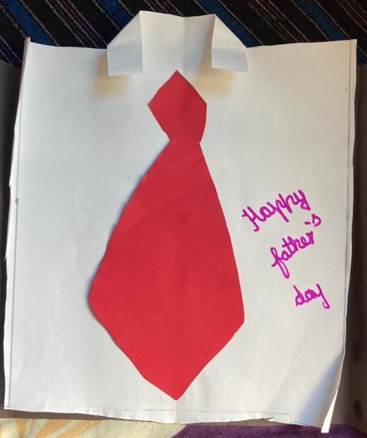 kiran3984's tweet photo. Gift on “Father’s Day” by my little angel Swara. https://t.co/hdluX5cVTl
