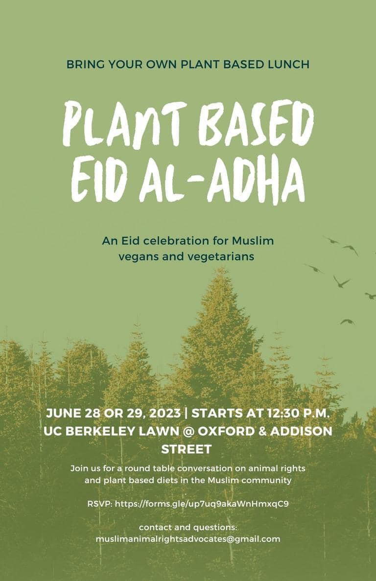 Plant Based Eid?

What was up until very recently taken as a recurring joke amongst some who had cast themselves as 'progressive Muslims,' seems now to be crystallizing into a yearly observance. 

'Plant Based-Eid,' is not funny. 

It is a satanic ritual, that those who have...