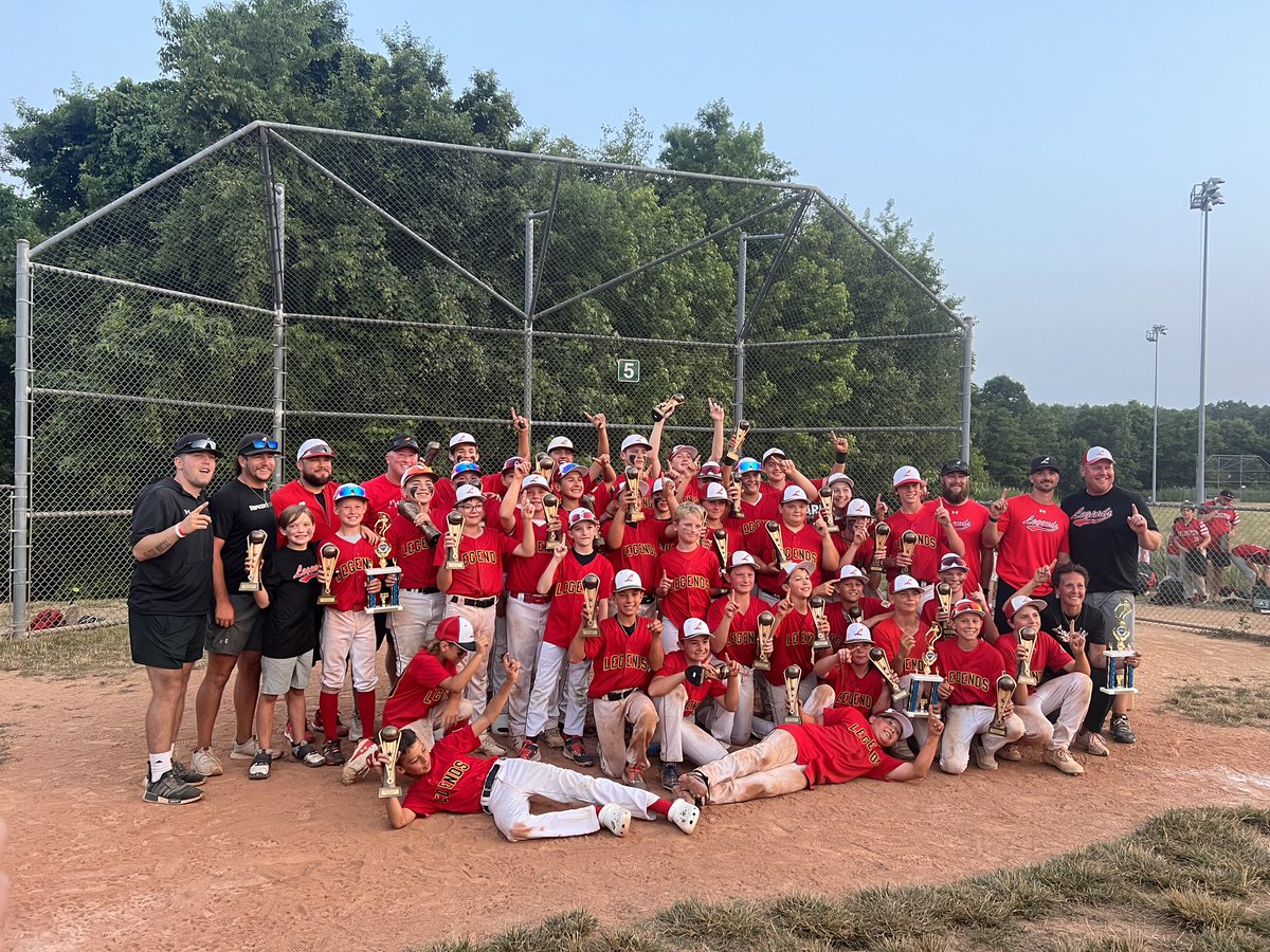 MarylandLegends's tweet photo. Update:
11u, 12u and 13u brought home the CHIP today! 💥 

11u went 4-1! Scored 59 runs! Had a grand slam in the top of the 6th to take the lead!!

12u went undefeated! Scored 72 runs in 5 games. They could not be stopped! 

13u went undefeated! Scored 42 runs in 4 games. https://t.co/Z0OzBTovbG