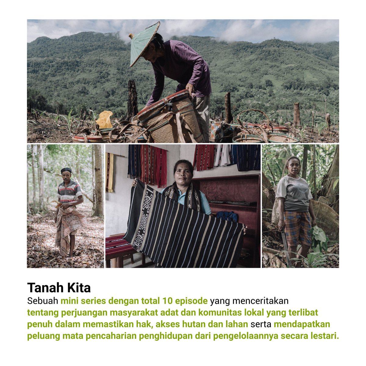 InatureFilms's tweet photo. [Segera Tayang] INFIS Mini Series: Tanah Kita

Nantikan di kanal youtube Indonesia Nature Film Society

#INatureFilms #Tokoh #Documentary #Alam #TanahKita #Indonesia #ComingSoon https://t.co/zKAuM8cGXA