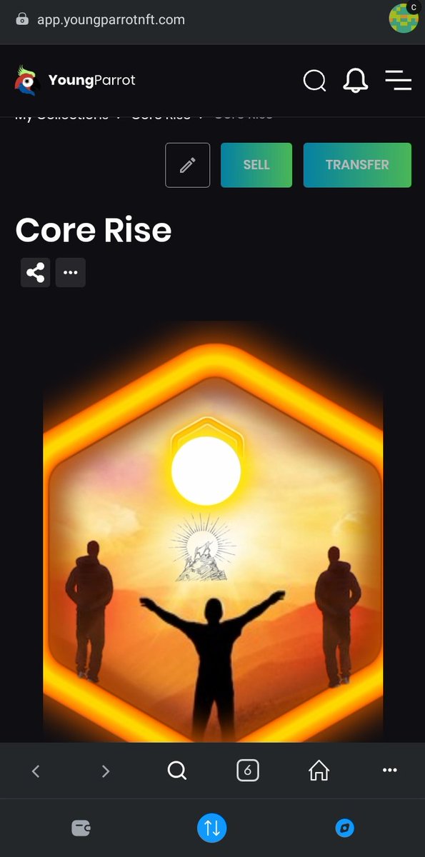 CryptoZone94's tweet photo. Guy check out my #CoreRise #NFT on the @Coredao_Org BlockChain, about to list it on @youngparrotnft Marketplace.
#CoreChain #youngparrotnft #7DaysOfDeFi https://t.co/VeqJLSweyi