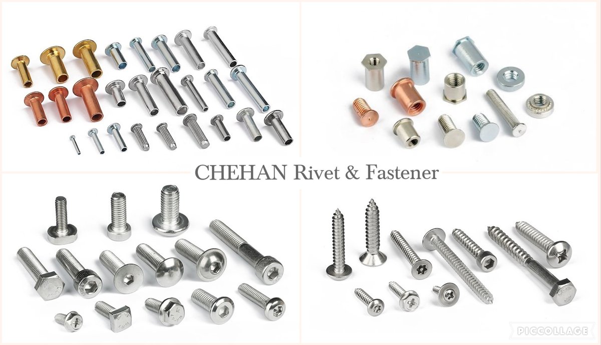 Chehan Rivet & Fastener (@jchiu043) on Twitter photo #Semitubularrivets
#Selfclinchingfasteners
#Stainlesssteelfasteners
#Fastener #Semitubularrivets
#Selfclinchingfasteners
#Stainlesssteelfasteners
#Fastener