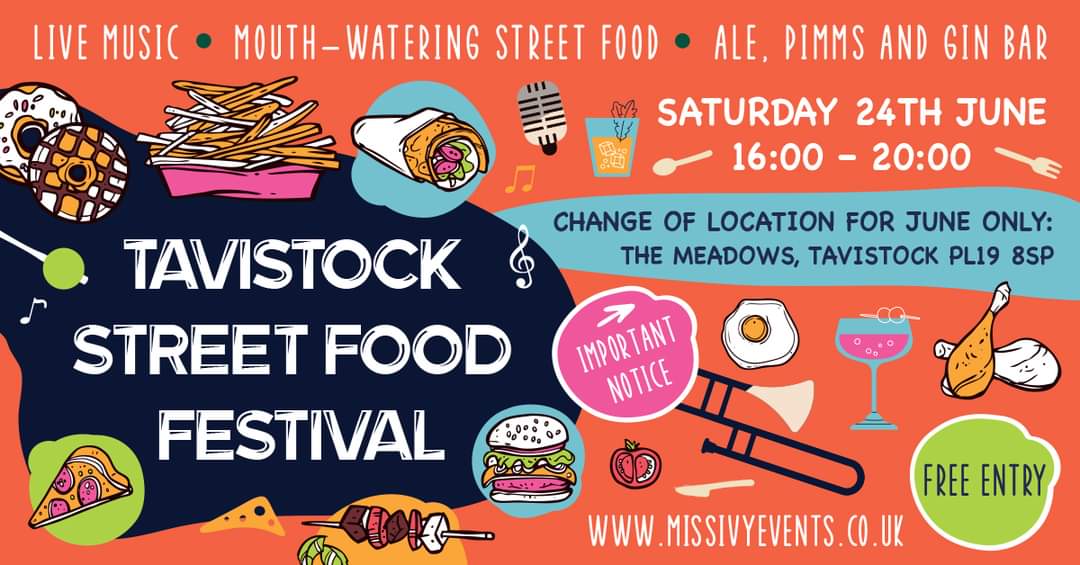 Looking forward to seeing you all there on the Meadows. #RT #chickencurry #tarkadaal #DesiJunctionMasala will be available too. #RT @MissIvyEvents @TavistockUK @FoodDrinkDevon @FoodiesSW @PlymouthChaz