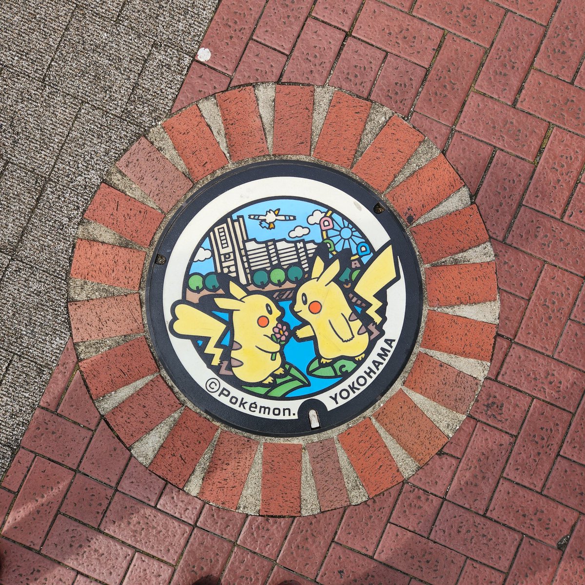 I wanna go and see the jirachi and eevee manhole covers but it's too far