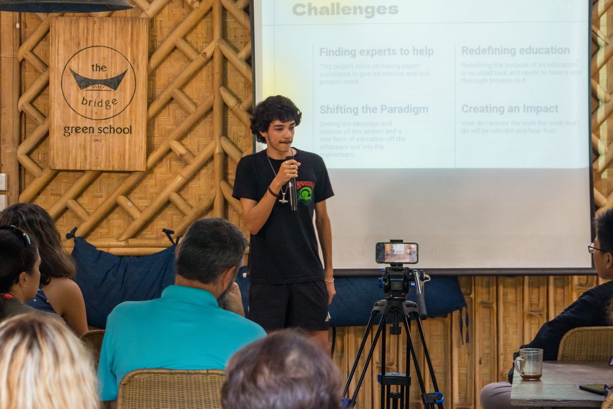 Our year-end capstone projects are an example of REAL #learning in action. In life, we don't sit exams, but we DO have to confidently synthesize and present complex information to various audiences. 

Learn more ab REAL learning at #GreenSchoolBali here: greenschool.org/bali/programme/