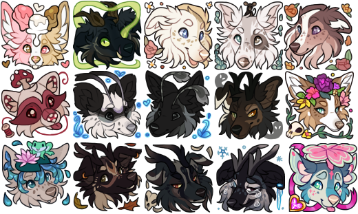 been doing these little 100x100 headshot things lately. 7 of my chars, and the rest are for friends 8)