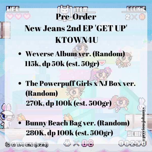 NewJeans 2nd EP 'Get Up'[The POWERPUFF GIRLS X NJ Box ver.]
