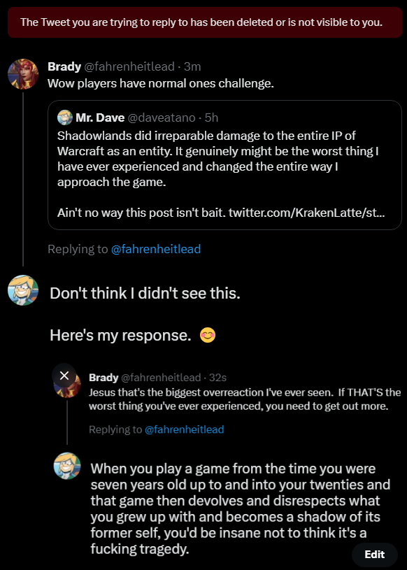 Zenrao Ironkeg on Twitter "Basically all of my negative interactions