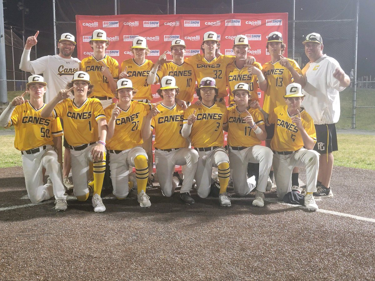 CanesMidAtl2027's tweet photo. ‼️CANES TAKE THE SHIP 🛳️ ‼️

Canes earn a Big W defeating Baseball U 13-6 securing the Big Show championship #DawgsGottaEat https://t.co/p6i4J8qBeN
