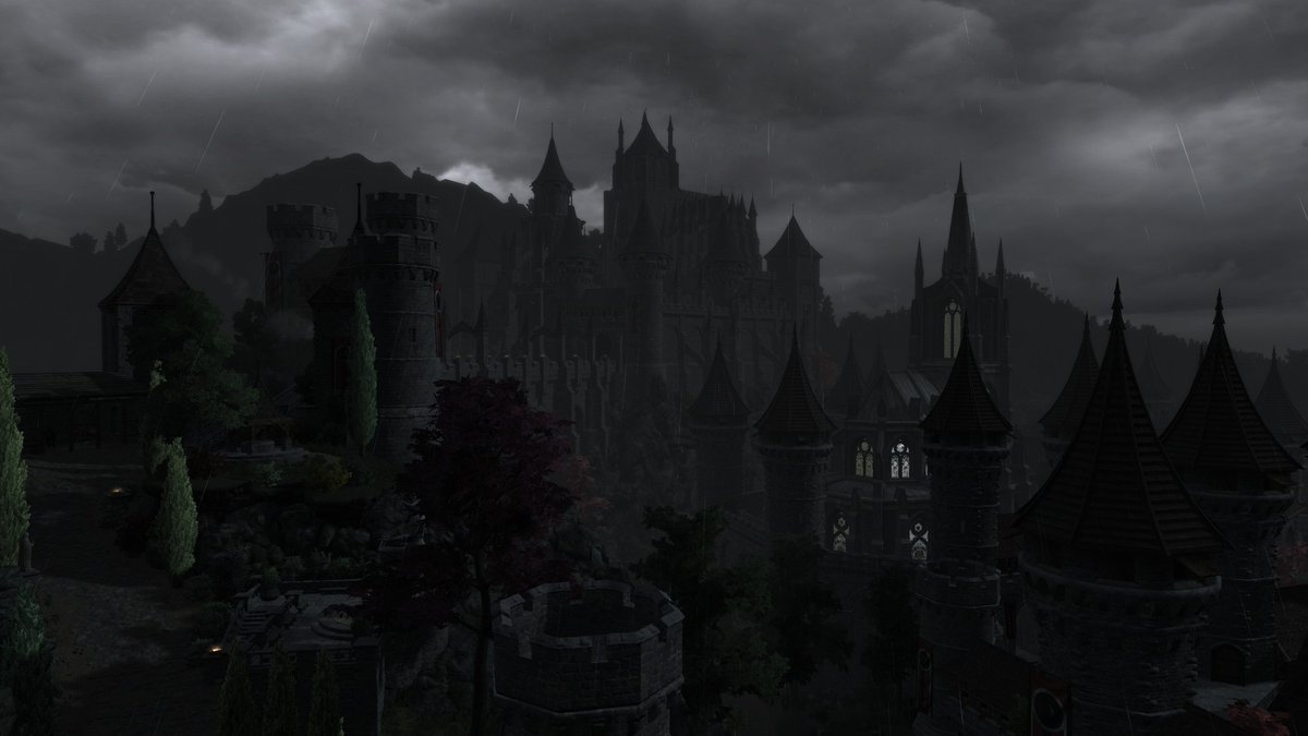 TESRSkyblivion's tweet photo. The bright days of County Skingrad obscure many dark truths and it is best not to wander the county under the concealment of night.

Credit: Hinimoto

#skyblivion  #skyrim #oblivion #skyrimmods #gaming
#elderscrolls https://t.co/WGj98ehWMT