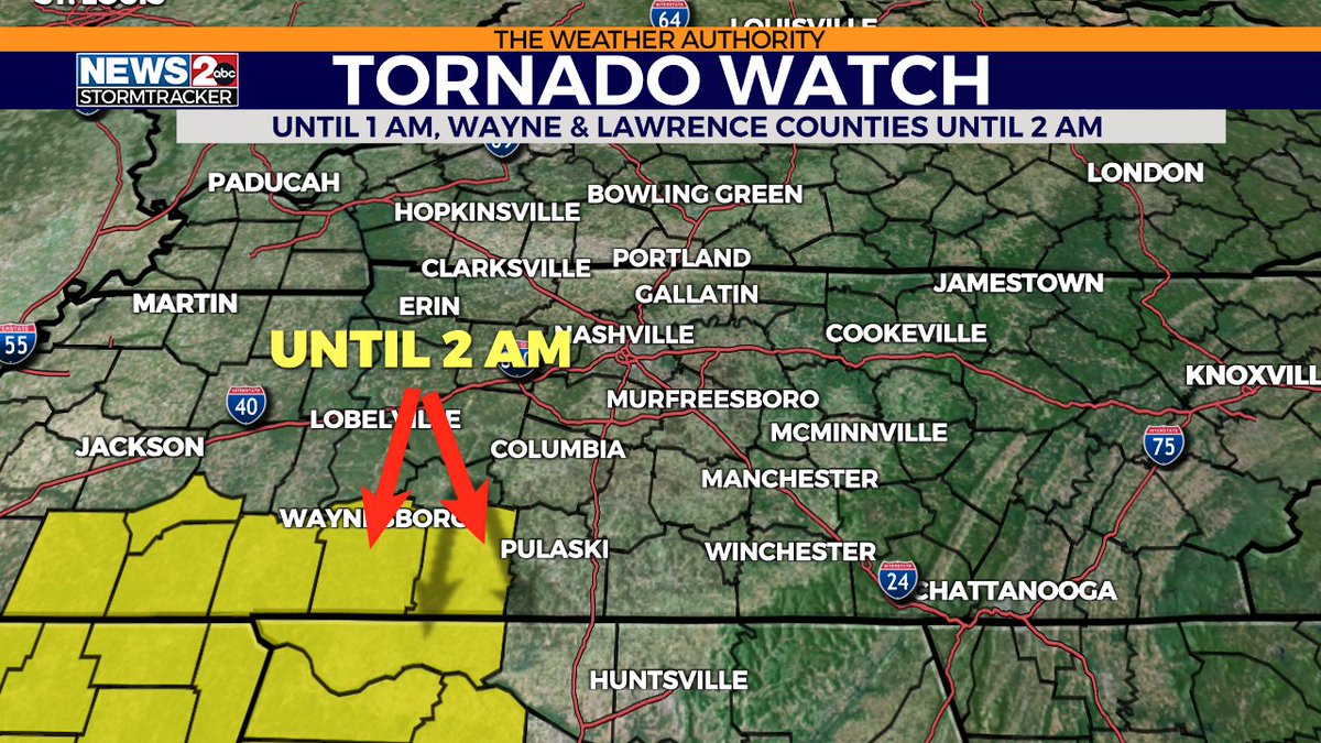 Kenley Hargett on Twitter "RT DavisNolan Tornado Watch continues