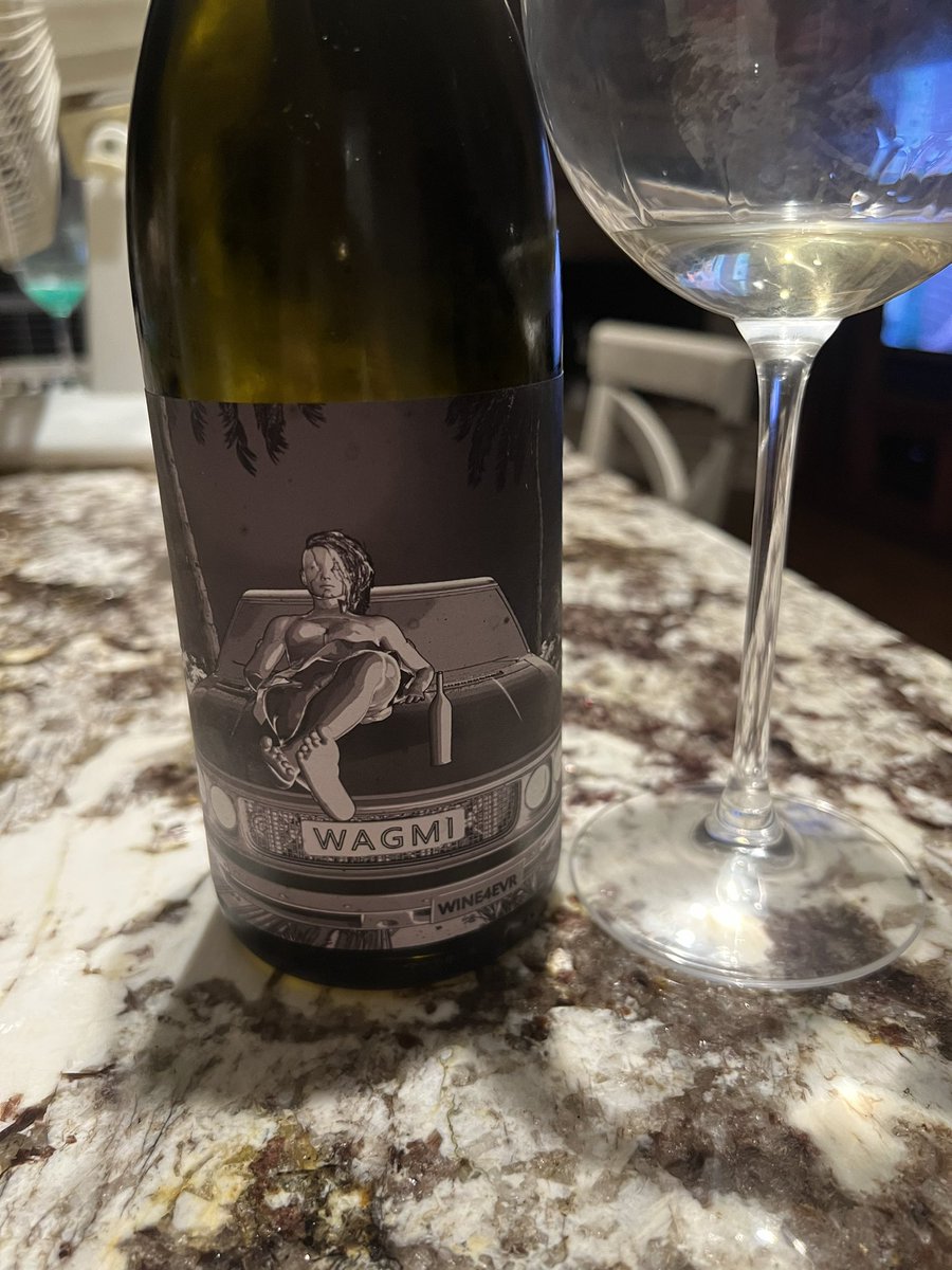 Drinking that <a href="/ProteonNFT/">Proteon</a> Monterey chard by <a href="/wagmiwine/">🍷Wagmi Wines - Tezos NFTs🍷</a> tonight in memory of him being my pfp for a long time, as soon as my <a href="/thr33som3s/">thr33som3s</a> Thr33zi3s reveal hits my wallet tomorrowish ill be updating. You’ve served my well my friend you will forever be in my wallet