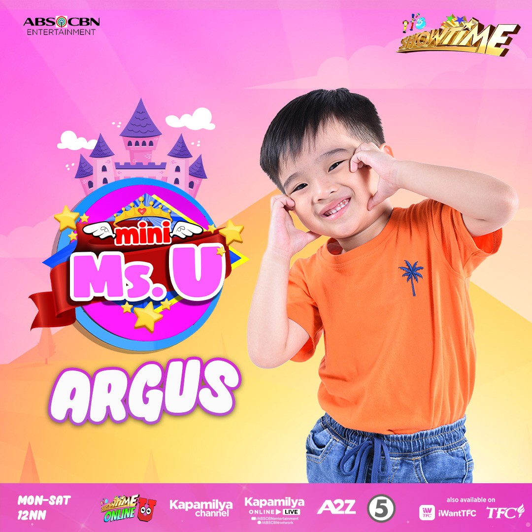 ABSCBN's tweet image. 🍭 Hello, Madlang People! Mabuhay! Ang biggest pageant for the cutie-ful little queens ay magbabalik na sa inyong FUNanghalian!

Abangan si ARGUS today sa #MiniMsUonShowtime!

Subscribe na sa youtube.com/@itsShowtimeNa
Follow us on Tiktok tiktok.com/@itsShowtimeNa