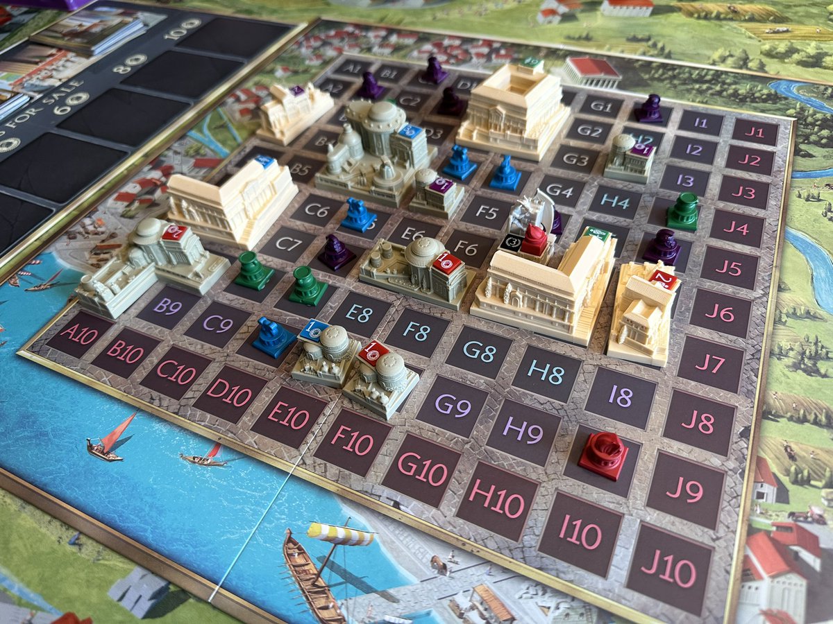 GameToppersLLC's tweet photo. Happy Father’s Day to me!!! Played a family favorite! #Foundationsofrome @ArcaneWonders just love this game and production and that Roman @GameToppersLLC mat doesn’t hurt. https://t.co/MSYzqy19Pr