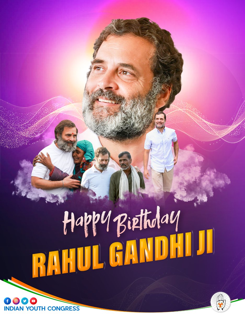 Wishing @RahulGandhi a very Happy Birthday!! 
All the best for future!! 
#HappyBirthdayRahulGandhi
