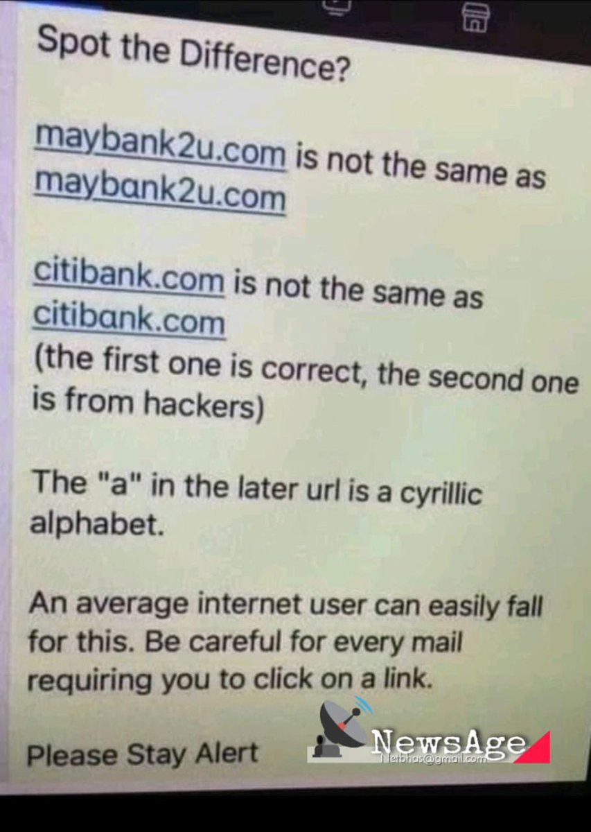 vijaypnpa_ips's tweet photo. Both are not same. #cybercrime https://t.co/ag8HH57Alz