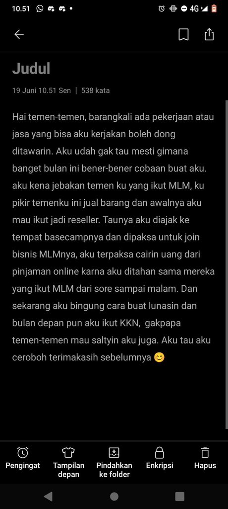 o  work! barang kali temen temen punya saran atau info boleh banget Rep yah , aku bingung harus gimana lagi maaf sebelumnya 🙏😭