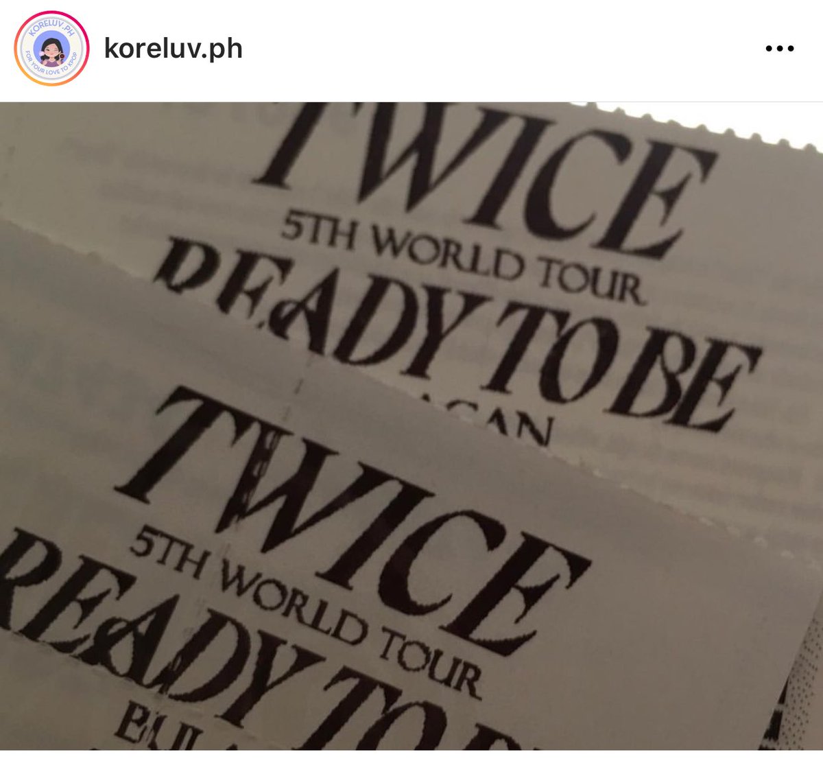 KoreluvPH's tweet photo. WTS LFB TWICE READY TO BE TICKET DAY 1! 💓

Details:
- LBB Regular 204 
- Day 1
- 2 pieces (MAGKATABI)
RFS: got better seats on day 2

can do meet up, physical ticket na po ito pero may receipt. ibibigay ko din po sainyo yun, pwede nyo po icheck don ang control #. 

DM me po ☺️ https://t.co/IAhcxscBah
