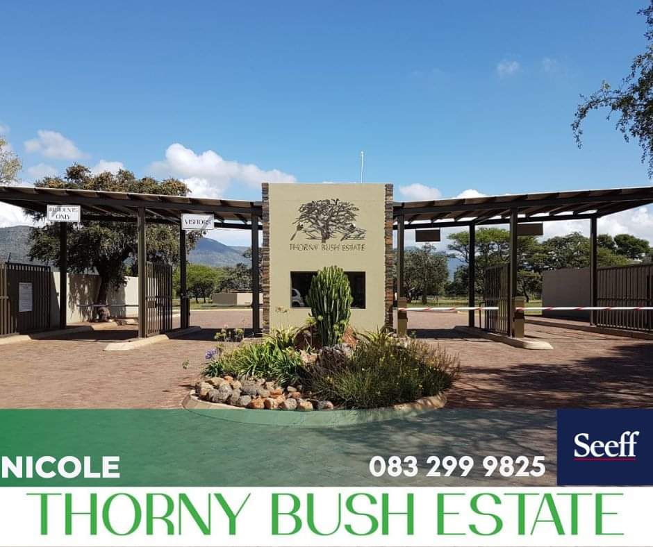 Thorny Bush Estate Mokopane 

For more information:
🌐thornybushestate.co.za
☎️ 015 491 5123
📞Nicole - 083 299 9825 
📧 thorny.bush@seeff.com

#propertyinvestment #dreamhome #SeeffMokopane #golfandwildlifeestate #24hoursecurity #Golfestate #seeff #propertydevelopment