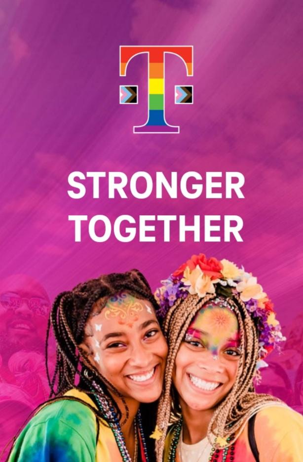 A big shout out to Tmobile for their ads and support for Pride month! 🌈🌈🌈🌈💯💯💯