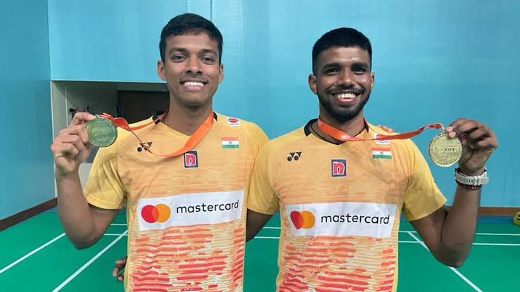 My congratulations and best wishes to our very own Telugu boy @satwiksairaj and @Shettychirag04! You’ve made us all very proud.