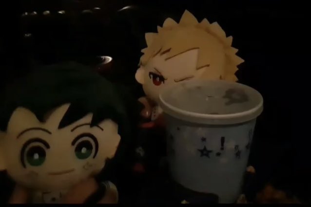 @Schaffrillas Reminds me of when my brother and me brought our Bakugo and Deku plushies to the theater to see a BNHA movie