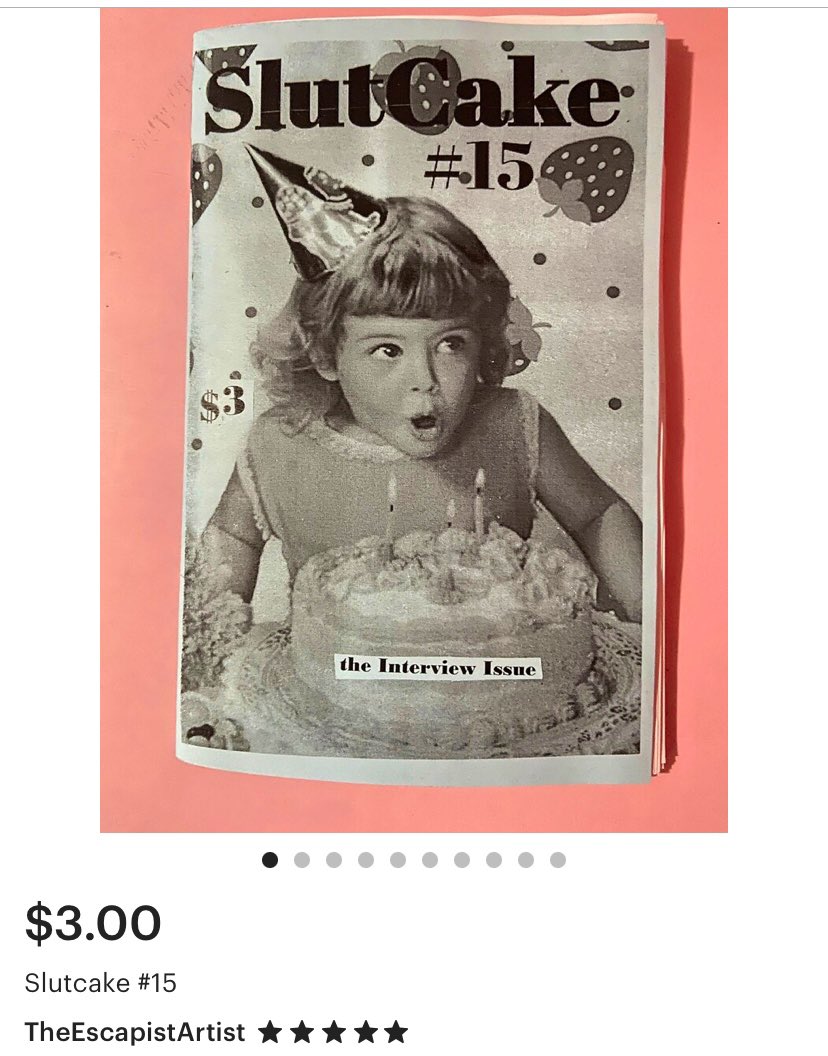 JolieRuin's tweet photo. The new issue of SlutCake is up on Etsy:
⚡️https://t.co/bfVyURNZyt⚡️
#zine #zines #interviews #interviewzine #music #musiczine #riotgrrrlzine #riotgrrrl #slutcake #slutcakezine #jolieruin https://t.co/Moza7N4Mzb