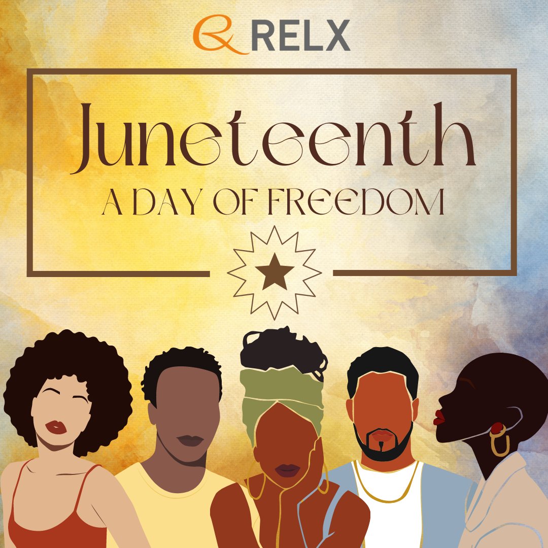 On #Juneteenth, we take time to reflect on the significance of June 19, 1865—the day slavery officially ended in the US. At @RELXHQ, we're proud to stand with our Black & African American colleagues as we strive for a more inclusive and equitable society. #RELXDiversity