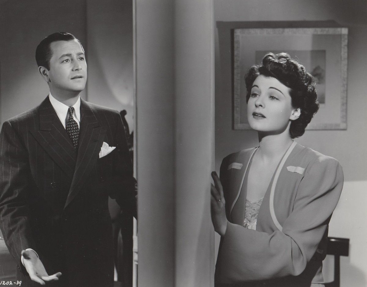 Thug Sheldon Leonard wants his money.

Bookie Robert Young doesn't have it, so he does what anybody would do.

He pretends he's a bachelor who wrote a book on marriage.🤣

The book takes off along with his ego. Wife Ruth Hussey knows how to fix things.

Married Bachelor (1941)