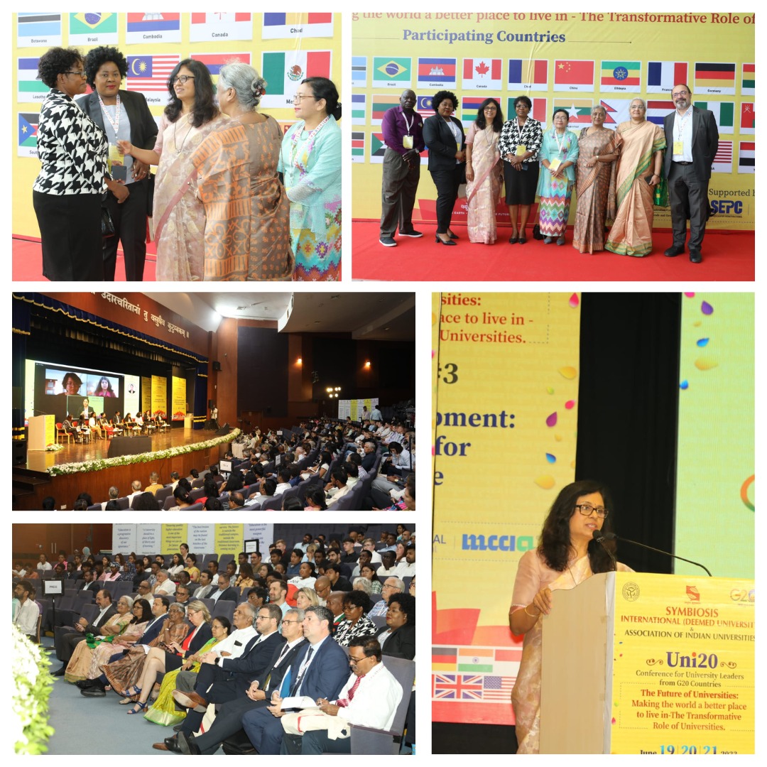 What a wonderful, energy filled morning as we begin the Roundtable 1, of the Uni 20 Conference, with speakers and delegates from 46 countries! @EduMinofIndia @AIU @dpradhanbjp 
#conference2023 #g20india #youth #students #universitystudents #internationaleducation