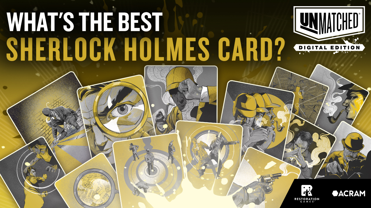 acramdigital's tweet photo. Which one would it be? :D
@RestorationGame #UnmatchedDigital #AcramDigital #boardgames #sherlockholmes #IndieGameDev #indiegames #unmatched #tabletopgames https://t.co/woL92NArj1