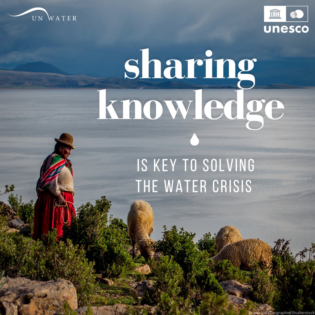 Water may be scarce, but our actions to address it shouldn't be.

If we are to effect lasting change, we must harness the power of different perspectives, from scientific data to indigenous knowledge.

We must take #WaterActions to build a better future.
unesco.org/en/articles/im…