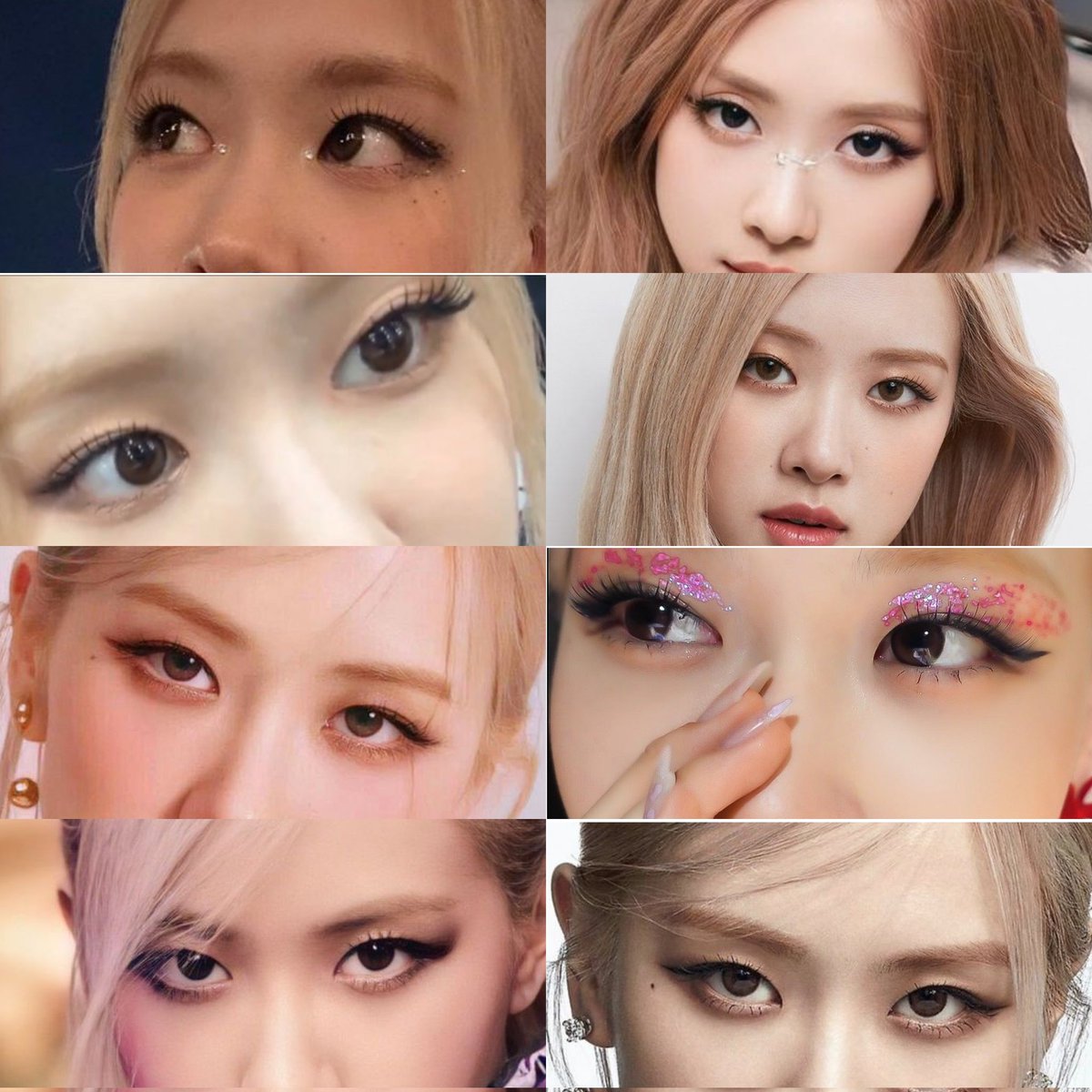 if the category is "eyes" rosé will always win