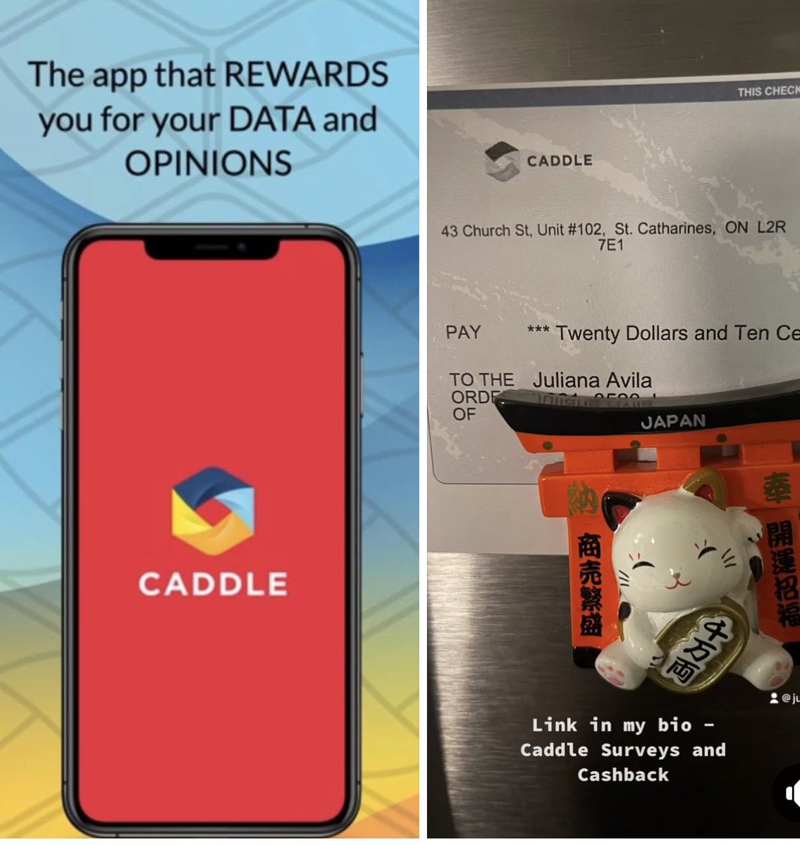 avilajujbs's tweet photo. Join me on Caddle, the awesome cash-back app! 📱💸 Use my referral link to get rewards and start saving money today. Let's shop smart and earn together! 💰✨ https://t.co/gZch6JMPD8

Get $1 to start!

 #Caddle #CashBack #Savings #ReferralProgram #DownloadNow #canadareferrals https://t.co/7KqgTiMDLq