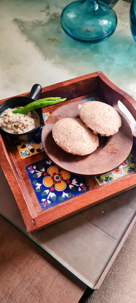 #YearofMillets .🌾🌾
   #ShriAnna Idli for #breakfast .

 Fermented Millets products are also good source of natural #prebiotic a lesser known benefits of this #healthy #Food . 
 Which by increasing the population of good bacteria #Promote #guthealth  and digestion .