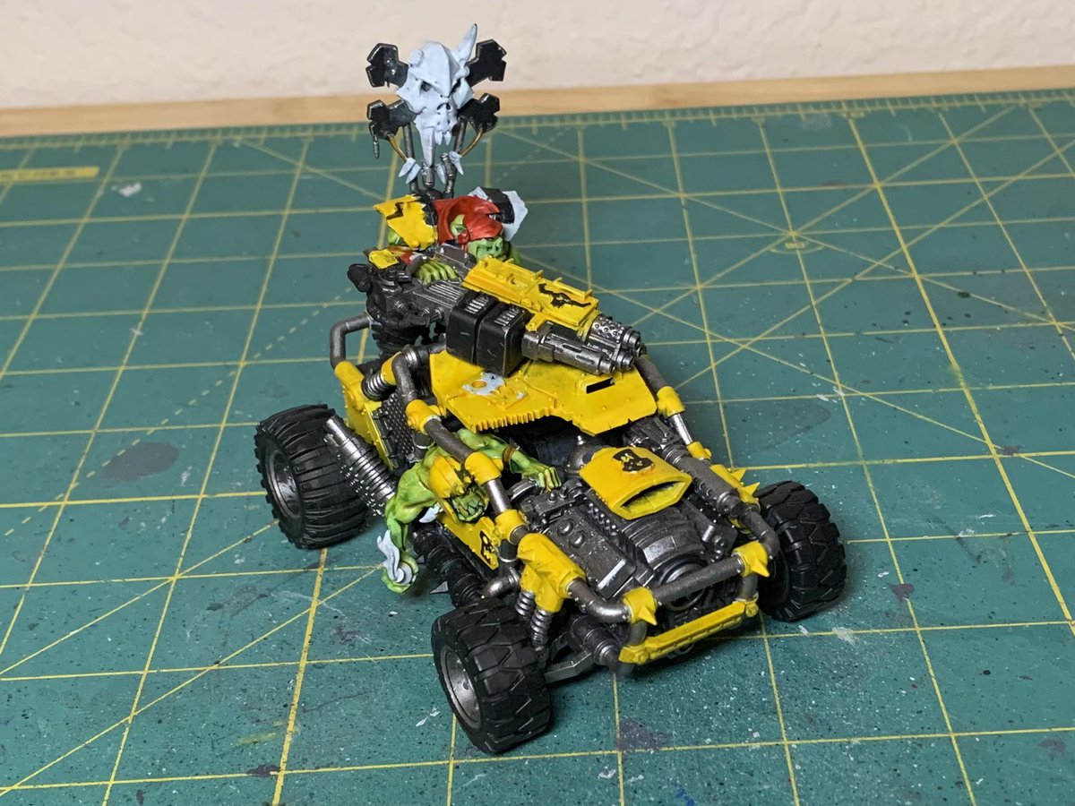 TheLilMek's tweet photo. Got more color on the Snazzwagon.
#OrkInProgress #SpeedWAAAGH #SpeedFreeks https://t.co/RRALvU5EXF