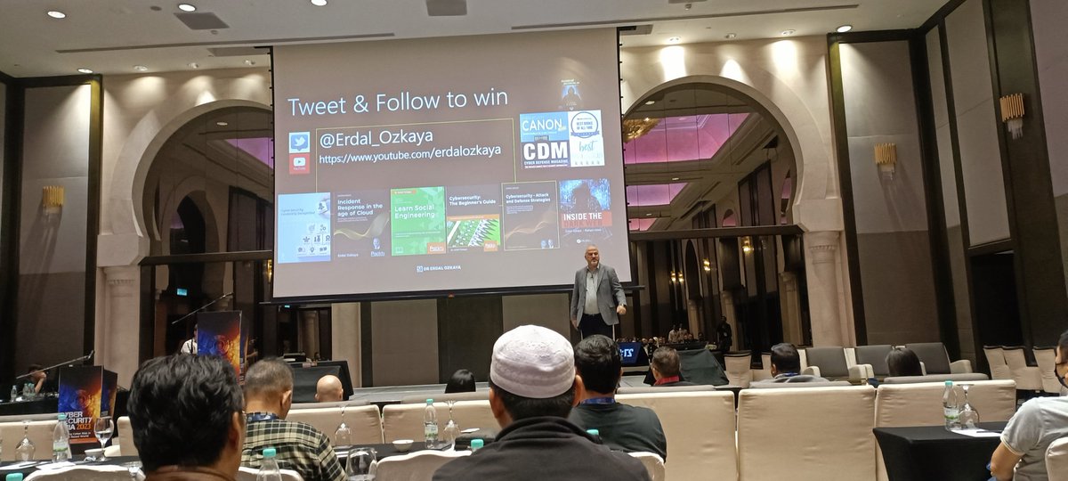 @Erdal_Ozkaya #csa2023 

#CyberSecurity #cybersecurityasia