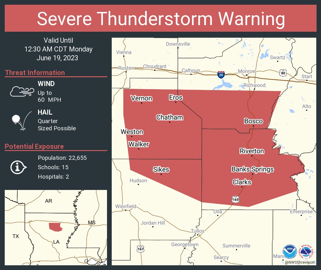 Nws Shreveport On Twitter Severe Thunderstorm Warning Continues For Nws Shreveport On Twitter Severe Thunderstorm Warning Continues For