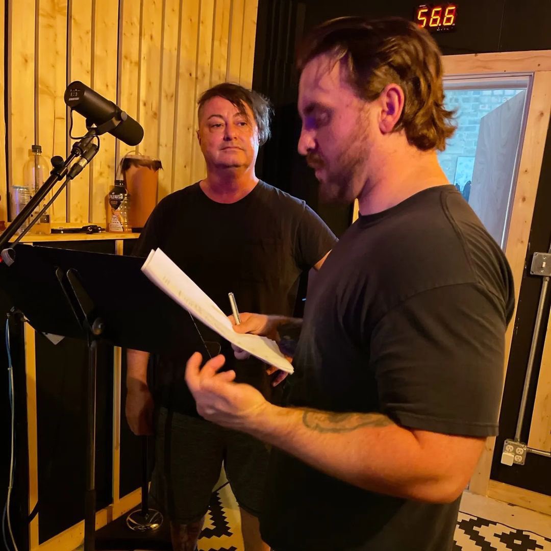 JeremyXWagner's tweet photo. @EARTHBURNER666 os doing some sick stuff today!
Thank you, Mitch Harris, for being a part of it!
#Earthburner #DevinSwank #Sanguisugabogg @Sanguisugabogg #BrokenHope @BROKENHOPEBAND #MitchHarris #NapalmDeath #BraveTheCold #Menace #Grindcore #Grind #DeathMetal #HypercubeStudios https://t.co/52Abu3V2w6
