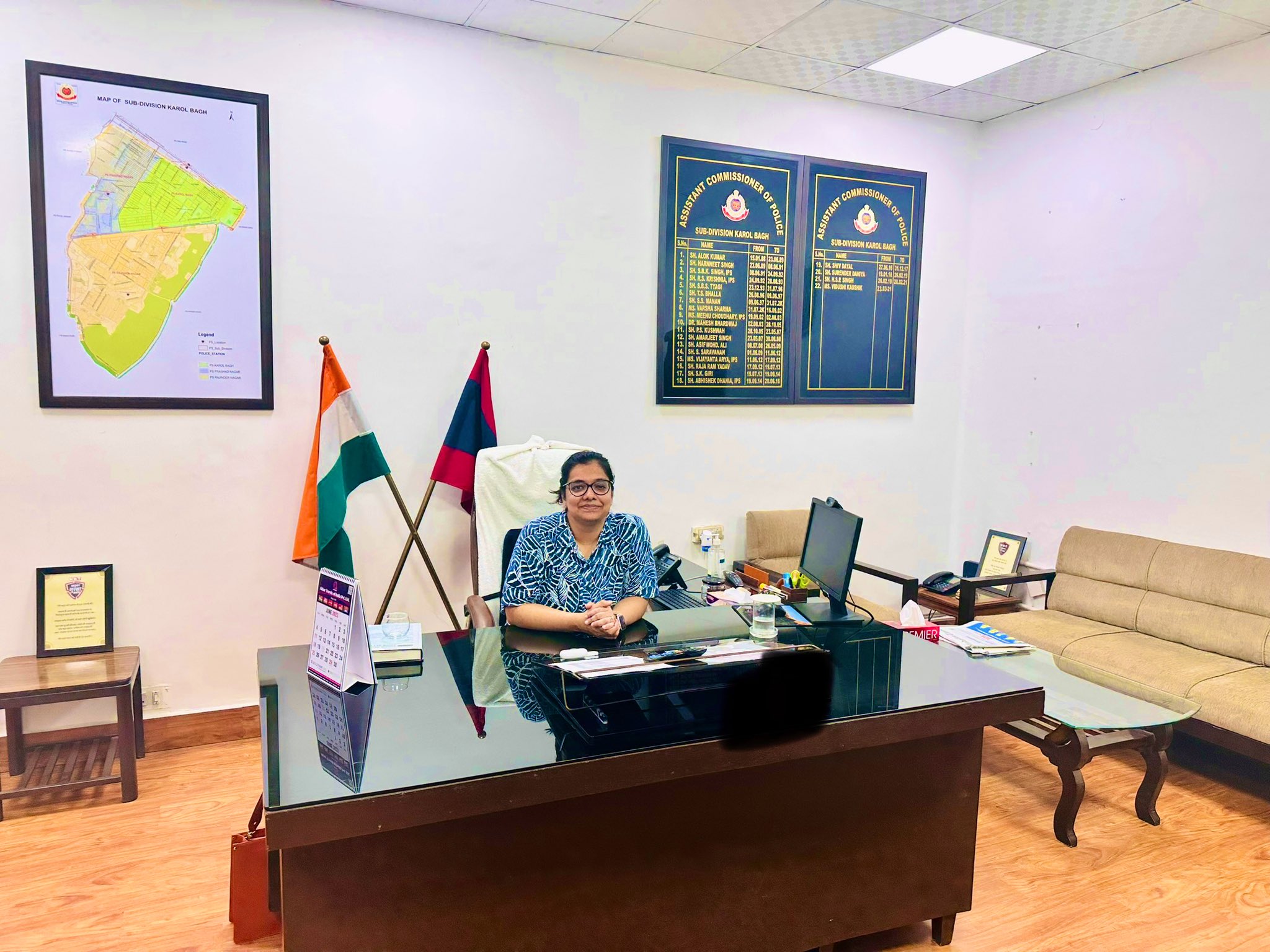 Vidushi Kaushik on Twitter "Today, I relinquish my charge as ACP Karol